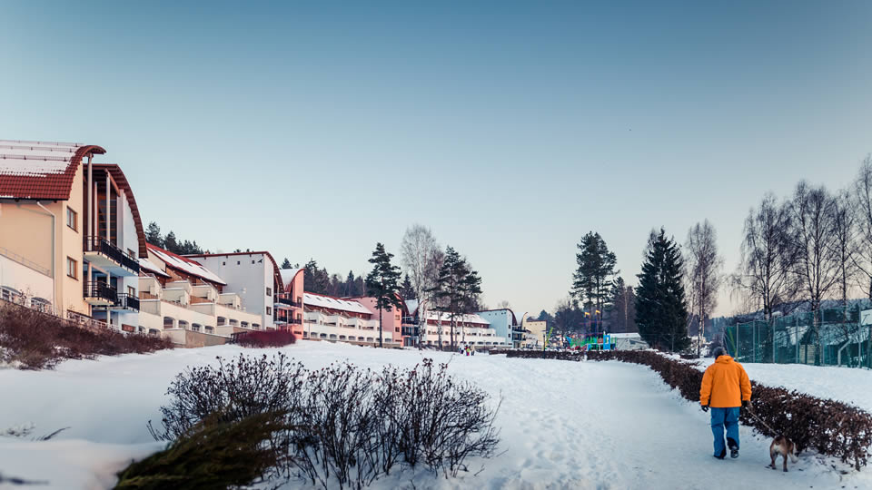 Areál Lipno Lake Resort - zima